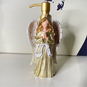 Gold Angel Wing Soap Dispenser
